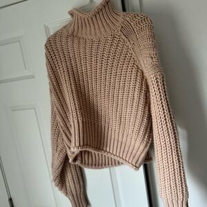 H&M Soft Chunky Knit Turtleneck Sweater